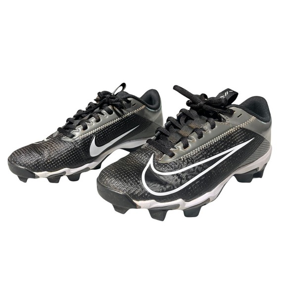 Nike Youth Vapor Fast Flex Baseball cleats. Black/White. Size 5.5 Y - Picture 1 of 9